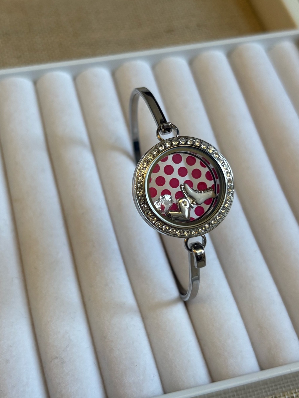Origami Owl Ice Skating Bangle Bracelet